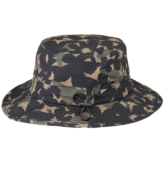【OUTLET】QUIKSILVER メンズ WR UV WATER BEACH HA サーフハット UV CUT UPF50+ あご紐付き