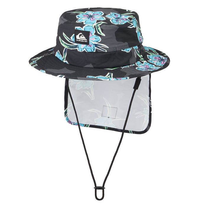 【OUTLET】Quiksilver WR UV WATER BEACH HAT PRT メンズ サーフハット