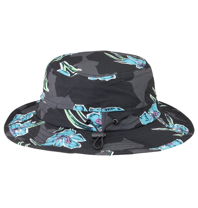 【OUTLET】QUIKSILVER メンズ WR UV WATER BEACH HA サーフハット UV CUT UPF50+ あご紐付き
