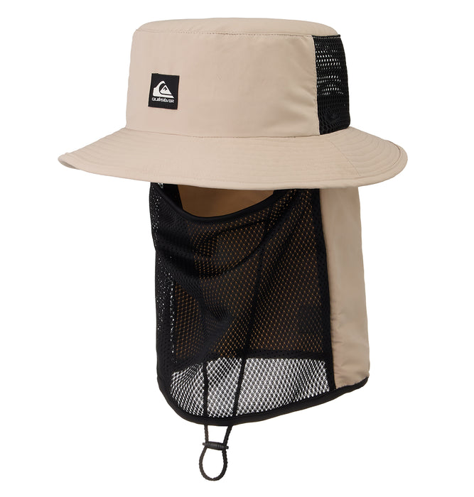 【OUTLET】Quiksilver WR UV WATER FACE MASK HAT メンズ サーフハット