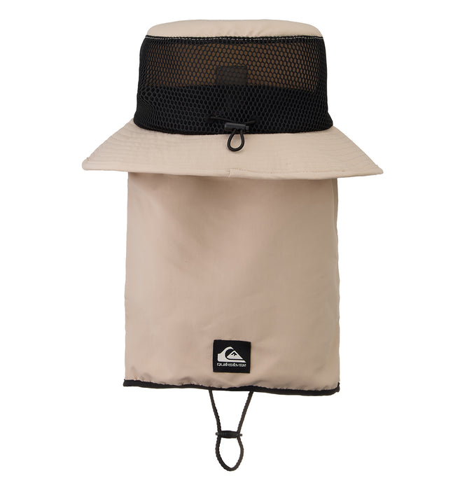 【OUTLET】Quiksilver WR UV WATER FACE MASK HAT メンズ サーフハット