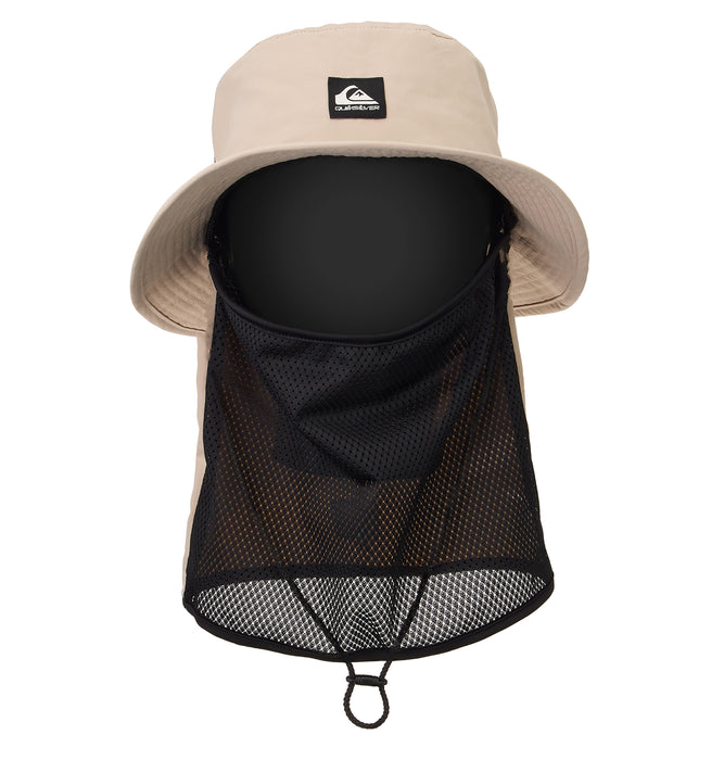 【OUTLET】Quiksilver WR UV WATER FACE MASK HAT メンズ サーフハット