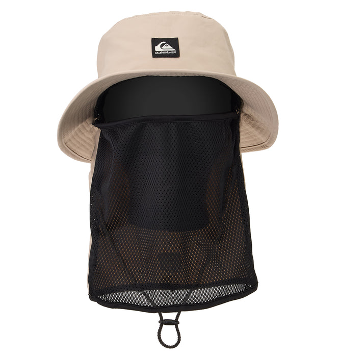 【OUTLET】Quiksilver WR UV WATER FACE MASK HAT メンズ サーフハット