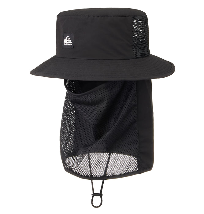 【OUTLET】Quiksilver WR UV WATER FACE MASK HAT メンズ サーフハット