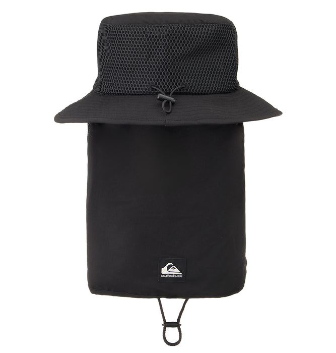 【OUTLET】Quiksilver WR UV WATER FACE MASK HAT メンズ サーフハット