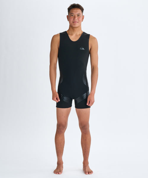 Quiksilver HIGHLINE ウェットスーツ　インナー　定価22000 Quiksilver メンズ 1.0 HIGHLINE INNER SHORTJOHN インナー