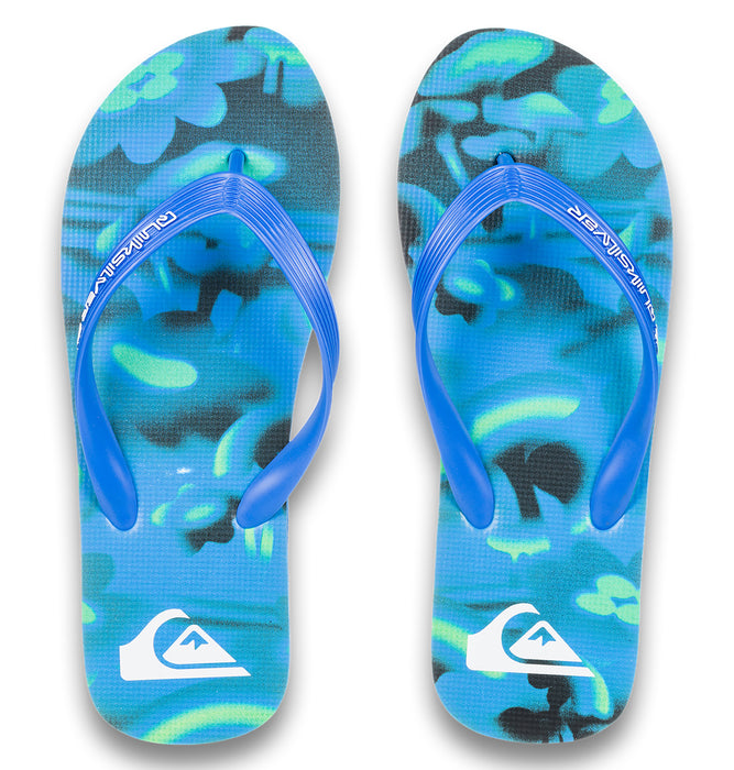 【OUTLET】QUIKSILVER メンズ MOLOKAI ART 25 ビーチサンダル