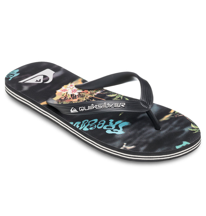 【OUTLET】QUIKSILVER メンズ MOLOKAI ART 25 ビーチサンダル