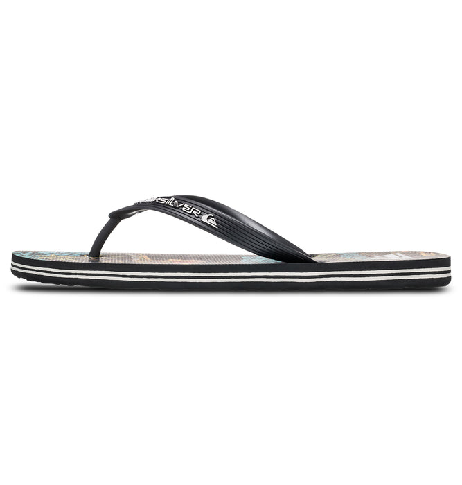 【OUTLET】QUIKSILVER メンズ MOLOKAI ART 25 ビーチサンダル