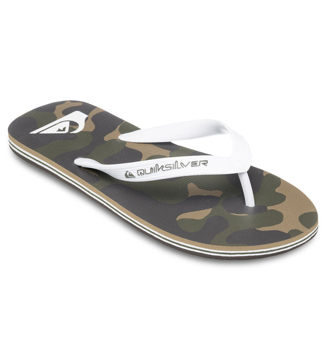 【OUTLET】QUIKSILVER メンズ MOLOKAI ART 25 ビーチサンダル