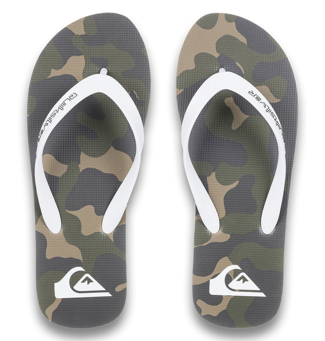 【OUTLET】QUIKSILVER メンズ MOLOKAI ART 25 ビーチサンダル