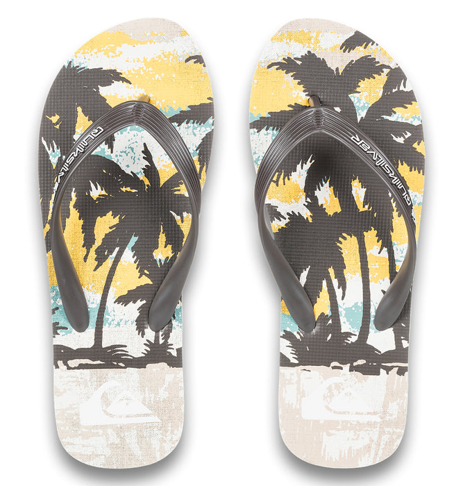 【OUTLET】QUIKSILVER メンズ MOLOKAI ART 25 ビーチサンダル