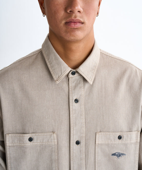 Quiksilver CHINO WASH SHIRT シャツ セットアップ メンズ