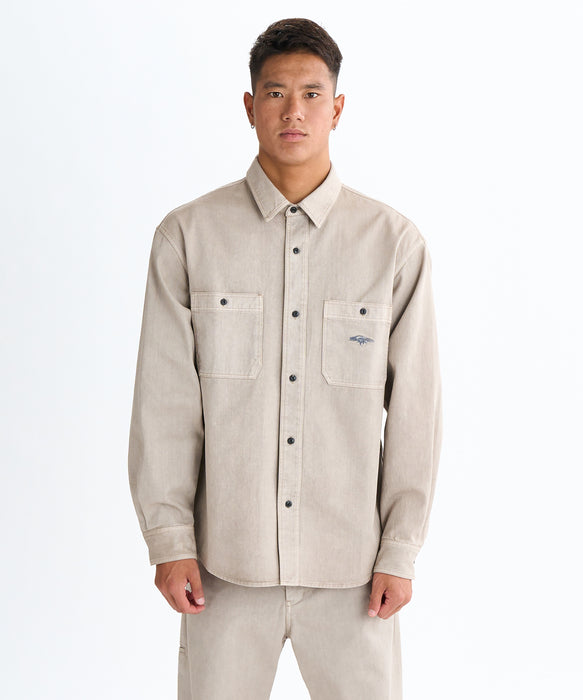 Quiksilver CHINO WASH SHIRT シャツ セットアップ メンズ