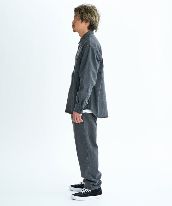 【OUTLET】Quiksilver メンズ DENIM WASH SHIRT シャツ セットアップ