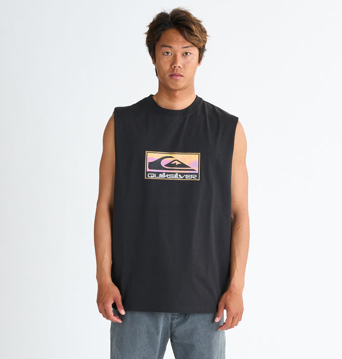 OUTLET】QUIKSILVER メンズ GRADIENT SLY ノースリーブ タンクトップ