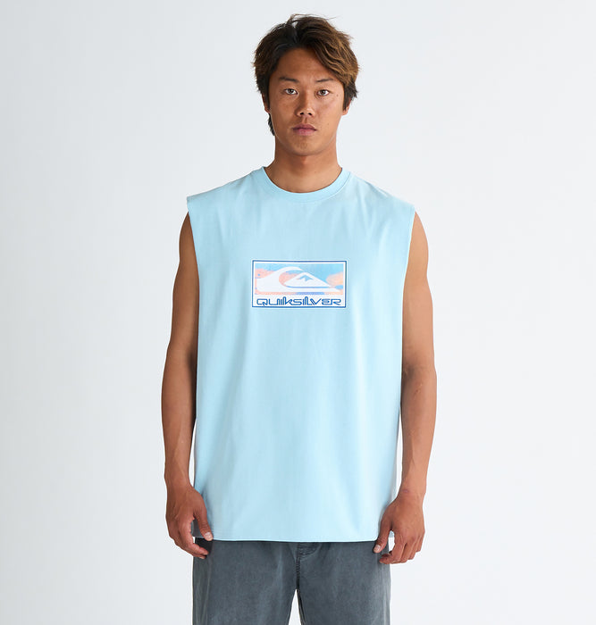 OUTLET】QUIKSILVER メンズ GRADIENT SLY ノースリーブ タンクトップ