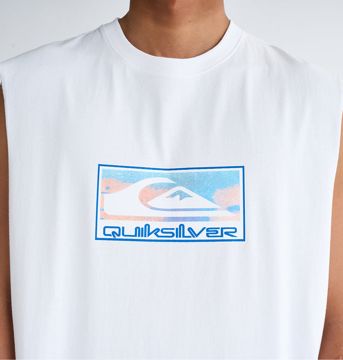 【OUTLET】QUIKSILVER メンズ GRADIENT SLY ノースリーブ タンクトップ ルーズフィット