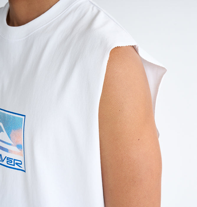 【OUTLET】QUIKSILVER メンズ GRADIENT SLY ノースリーブ タンクトップ ルーズフィット