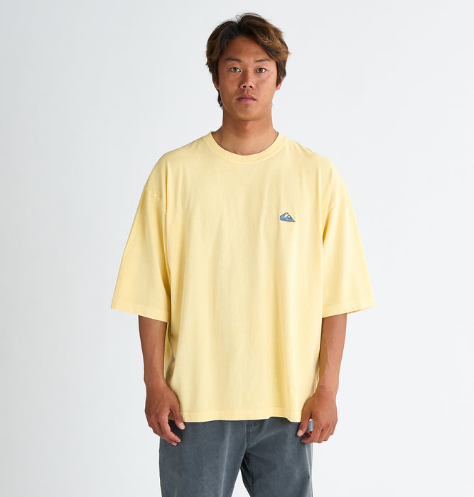 美品　ARCHIVIO 中綿切替プルオーバー　XL 蛍光色　袖ロゴ OUTLET FAMILY SALE】QUIKSILVER メンズ WINDOWPANE ST 半袖コットンT