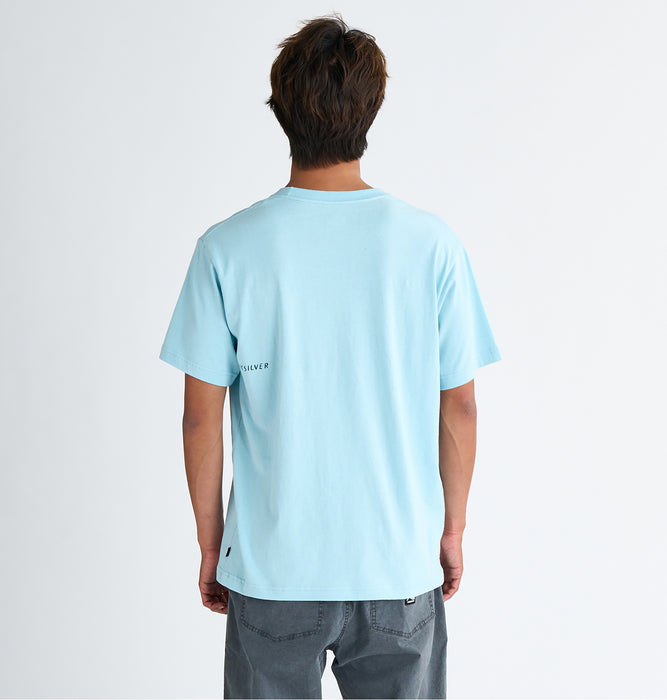 OUTLET】QUIKSILVER メンズ FREEDOM SWELL ST 半袖コットンTシャツ