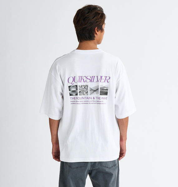 OUTLET】QUIKSILVER メンズ INTERCONNECT ST 半袖コットンTシャツ