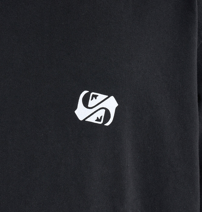 【OUTLET】QUIKSILVER メンズ DONT STOP ST 半袖コットンTシャツ ルーズフィット グラフィックデザイン
