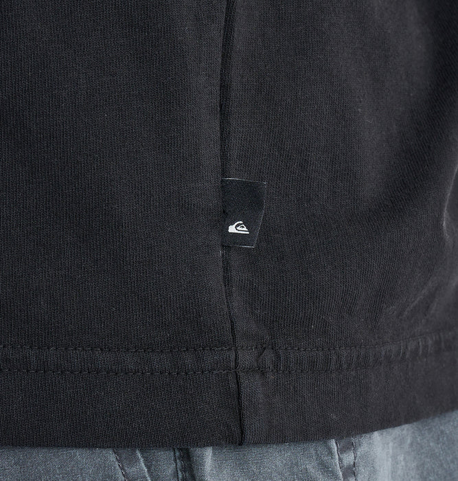 【OUTLET】QUIKSILVER メンズ DONT STOP ST 半袖コットンTシャツ ルーズフィット グラフィックデザイン