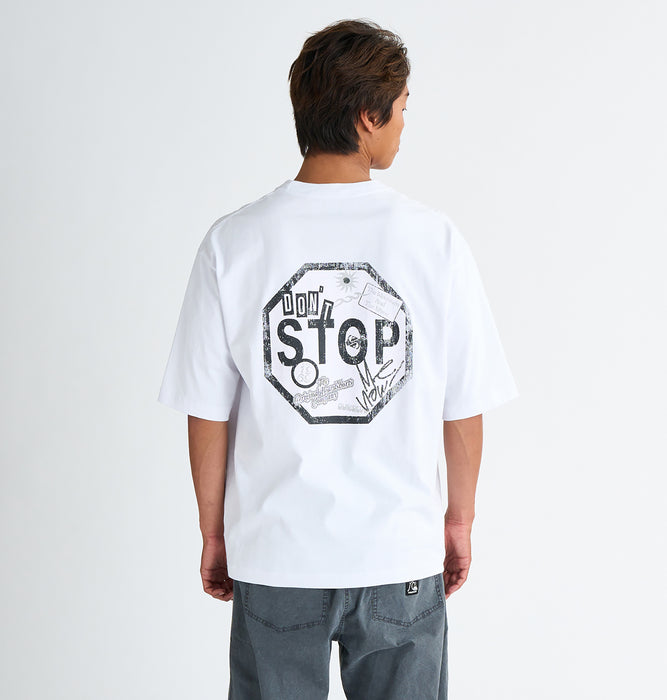 OUTLET FAMILY SALE】QUIKSILVER メンズ DONT STOP ST 半袖コットンT