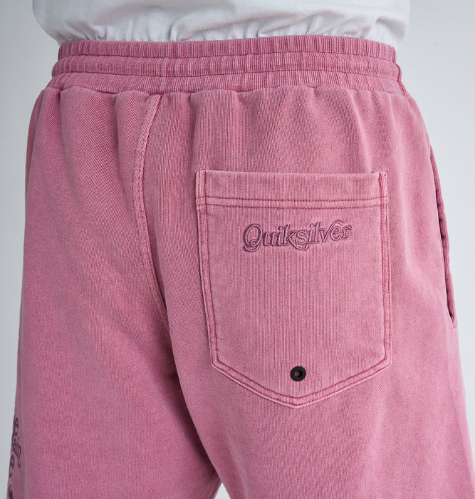 【OUTLET FAMILY SALE】QUIKSILVER メンズ TYPEFACE SWEAT SHORT ウォークショーツ ウエストゴム./ドローコード 18インチ
