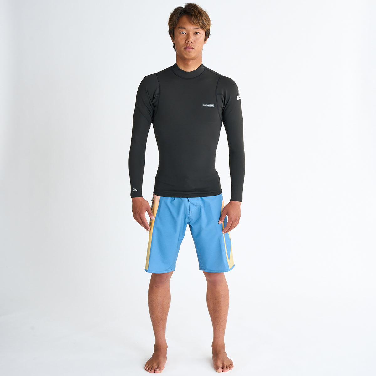 OUTLET】Quiksilver EVERYDAY SESSIONS 1.0 LS TOP FLOCK メンズ
