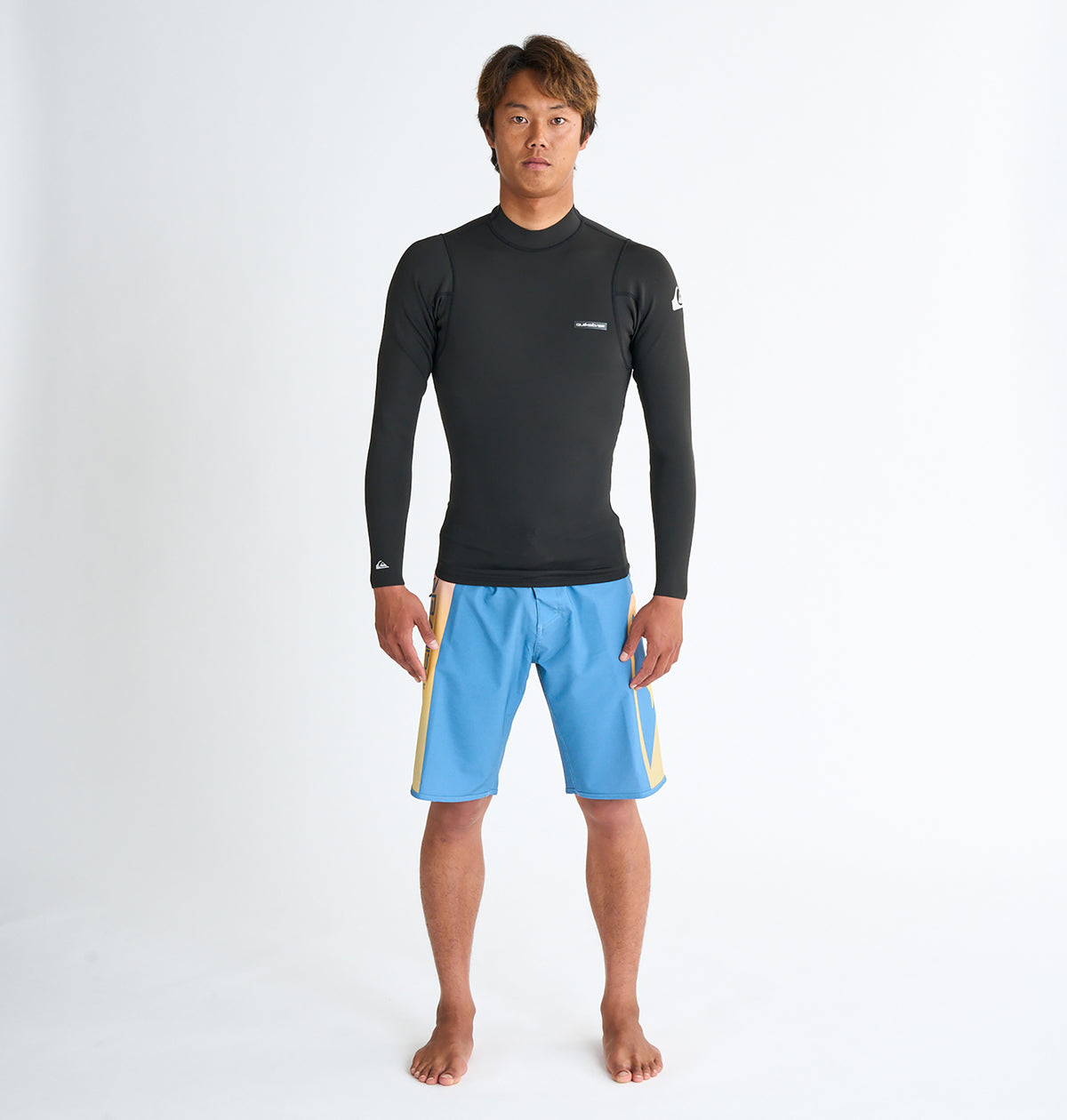 OUTLET】Quiksilver EVERYDAY SESSIONS 1.0 LS TOP FLOCK メンズ