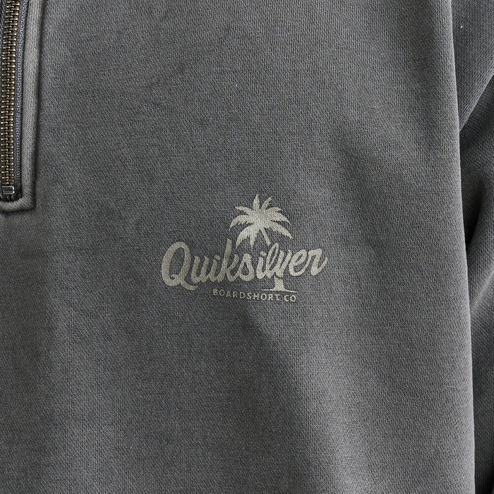 Quiksilver PALM SCRIPT HALF ZIP SWEAT