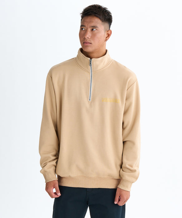 OUTLET】QUIKSILVER メンズ SUN FLOW SWEAT HZ ハーフジップスウェット