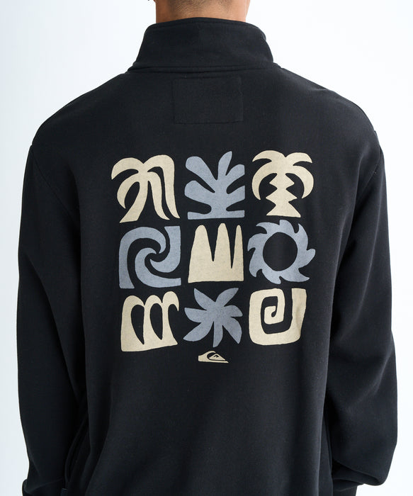 【即完品、人気】　Suns B Blank ハーフジップ ツイルジャカード裏起毛ハーフジッププルオーバー,ikka| TOKYO DESIGN