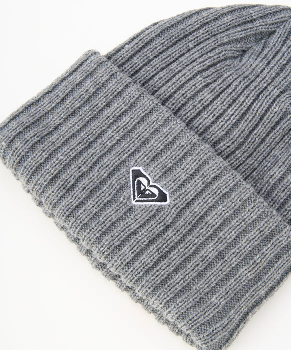 美品 chiiiibag Knit Beanie gray Grey Cable Knit Beanie w/Indigo Fox Pom - Adora Boutique