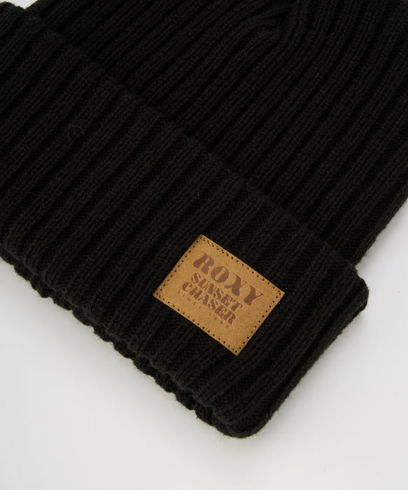 【OUTLET】Roxy FINE BEANIE ウィメンズ 撥水加工 折り返し ビーニー