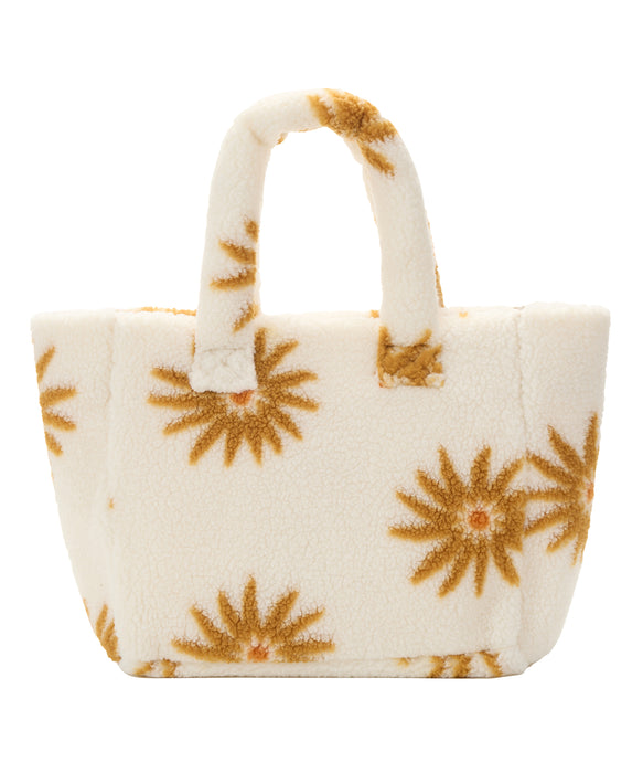 Roxy ALL DAY TOTE BAG ウィメンズ フラワー柄ボアトートバッグ <