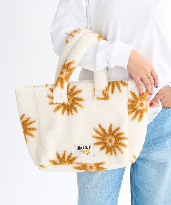 Roxy ALL DAY TOTE BAG ウィメンズ フラワー柄ボアトートバッグ &lt