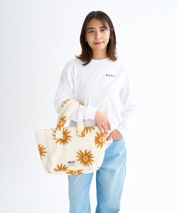 Roxy ALL DAY TOTE BAG ウィメンズ フラワー柄ボアトートバッグ &lt