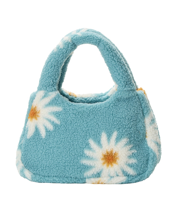 【OUTLET】Roxy ALL DAY MINI BAG ウィメンズ フラワー柄ボアトートバッグ <2025FW HEART WAVE HOLIDAYS>