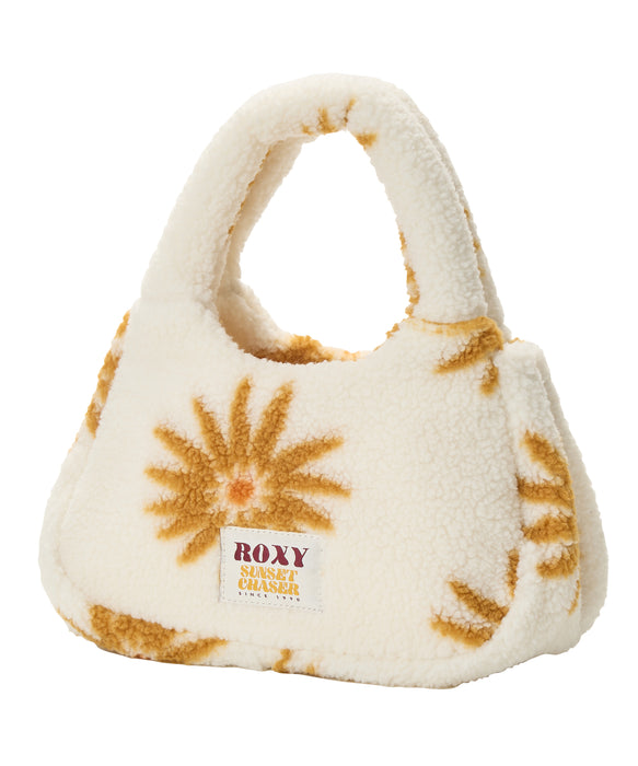 【OUTLET】Roxy ALL DAY MINI BAG ウィメンズ フラワー柄ボアトートバッグ <2025FW HEART WAVE HOLIDAYS>