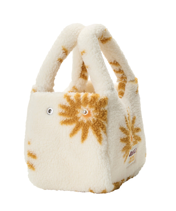 【OUTLET】Roxy ALL DAY MINI BAG ウィメンズ フラワー柄ボアトートバッグ <2025FW HEART WAVE HOLIDAYS>