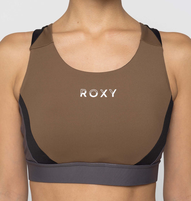 Roxy 水陸両用 速乾 UVカット ブラトップ JUMP HIGH METALLIC BRA