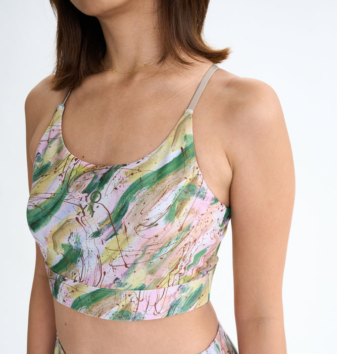 【OUTLET】Roxy Fitness HAVE A GREAT DAY BRA ウィメンズ フィットネス ブラトップ <2025FW FITNESS SEASONAL PRINT>
