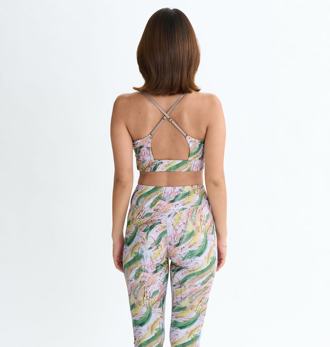 【OUTLET】Roxy Fitness HAVE A GREAT DAY BRA ウィメンズ フィットネス ブラトップ <2025FW FITNESS SEASONAL PRINT>