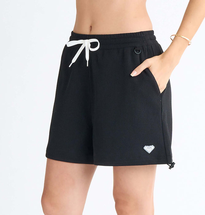 【OUTLET】Roxy SEASIDE BLUE SHORTS ウィメンズ ボードショーツ ワッフル素材