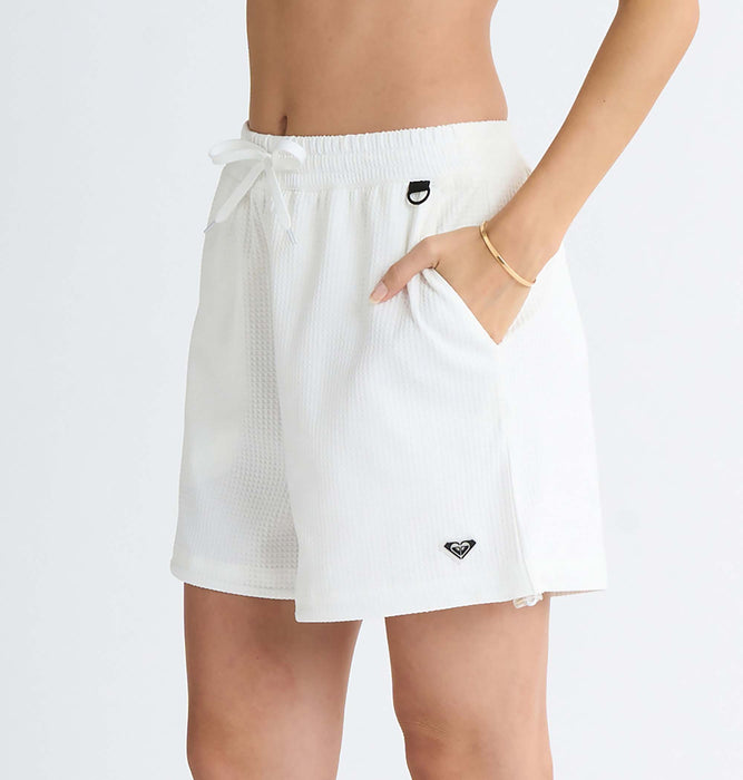 【OUTLET】Roxy SEASIDE BLUE SHORTS ウィメンズ ボードショーツ ワッフル素材