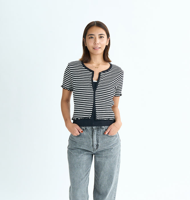 【OUTLET】Roxy MIXTURE SET ウィメンズ アンサンブル キャミソール カーディガン セット リブ <2025 ETERNAL SUMMER COLLECTION>
