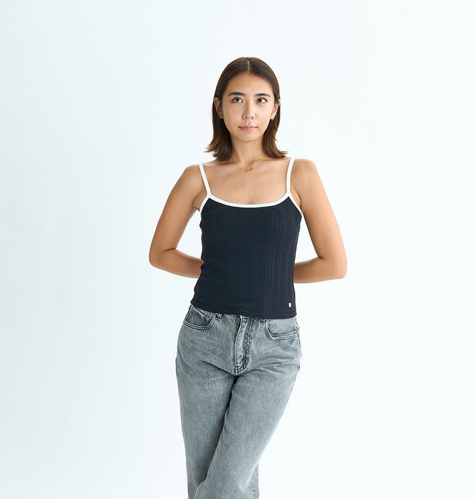 【OUTLET】Roxy MIXTURE SET ウィメンズ アンサンブル キャミソール カーディガン セット リブ <2025 ETERNAL SUMMER COLLECTION>
